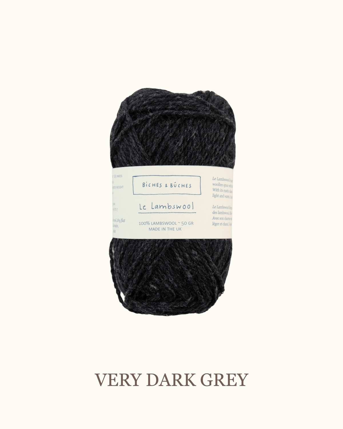 Very Dark Grey (5x 100grm skeins)